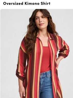 Torrid Oversized Kimono Shirt